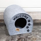 House for animals from felt "WELCOME Booth", 33 x 33 x 45 cm