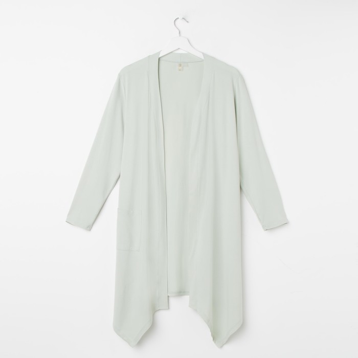 Халат женский MINAKU: Mint & Chocolate цвет олива, р-р 54 - фото 798563301