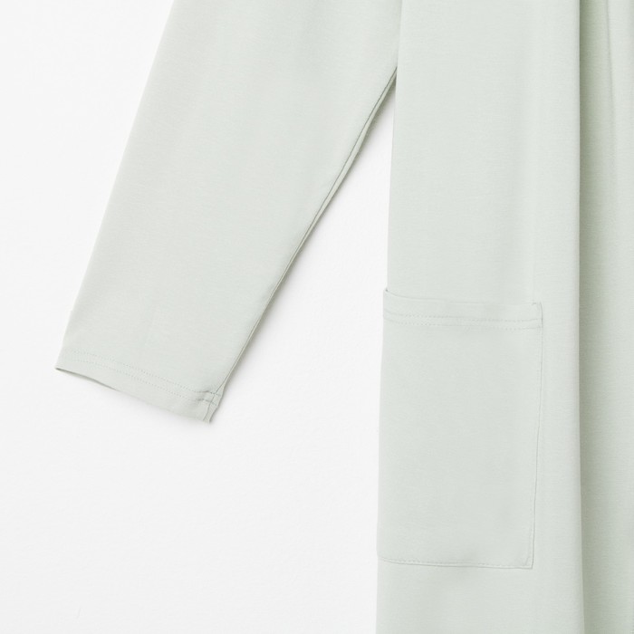 Халат женский MINAKU: Mint & Chocolate цвет олива, р-р 54 - фото 798563303