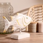 Сувенир на подставке "Рыба белая" дерево 40х10,5х29 см - фото 799605974