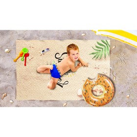 Пляжное покрывало «Привет, лето», размер 90 × 140 см