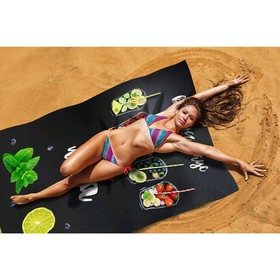 Пляжное покрывало «Вкус лета», размер 145 × 200 см