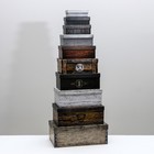 Набор подарочных коробок 10 в 1 «Ящики», 12 × 7 × 4 - 32.5 × 20 × 12.5 см 4832739