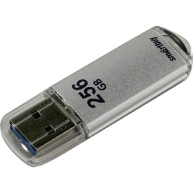 Флешка USB 3.0 SmartBuy V-Cut Silver SB256GBVC-S3, 256Гб, серебристый 5100049