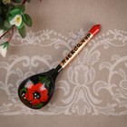 Souvenir spoon, inscribed "Alexander", Khokhloma Souvenir spoon, inscribed "Alexander", Khokhloma