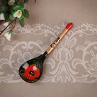 Souvenir spoon, inscribed "Egor", Khokhloma Souvenir spoon, inscribed "Egor", Khokhloma