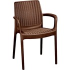 Chair BALI MONO, color dark brown Curver