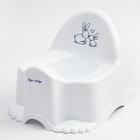 Горшок туалетный детский «Кролики», музыкальный, цвет белый - фото 106967768