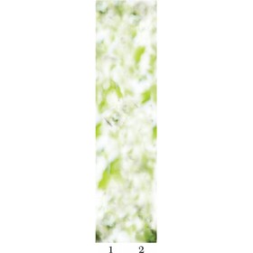 Панель потолочная PANDA Листья добор 4163 (упаковка 4 шт.), 2х0,25 м
