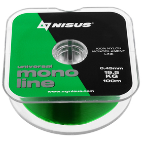 Леска NISUS MONOLINE Green 0,45 мм/100 м