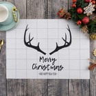 Новогодняя салфетка на стол Merry Christmas, 40х29 см 4780304 - фото 5956105