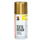 Краска по ткани (аэрозоль) 150 мл, Marabu Textil Design Metallic золото (акриловая) - фото 3741471