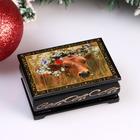 Box "Cow Grass", 6x9 cm, lacquer miniature Box "Cow Grass", 6x9 cm, lacquer miniature