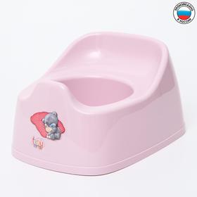 Горшок туалетный детский 27х22х15, ME TO YOU, цвет розовый