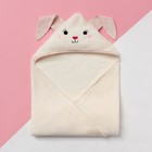 Плед с капюшоном "Крошка Я" Зайка 90х90 см, велсофт Плед с капюшоном "Крошка Я" Зайка 90х90 см, велсофт
