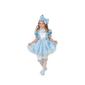 Карнавальный костюм «Мальвина», платье, повязка, р. 30, рост 116 см