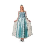 Карнавальный костюм «Эльза», платье, корона, р. 50, рост 170 см - фото 978466