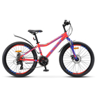 Велосипед 24" Stels Navigator-410 MD, V010, цвет неоновый/красный, размер 13" Велосипед 24" Stels Navigator-410 MD, V010, цвет неоновый/красный, размер 13"