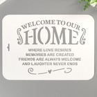 Трафарет пластик "Welcome" 22х31 см Трафарет пластик "Welcome" 22х31 см
