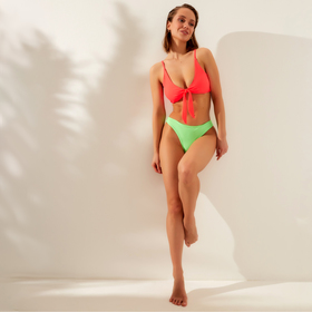 Плавки купальные женские MINAKU Summer time, размер 44, цвет лайм