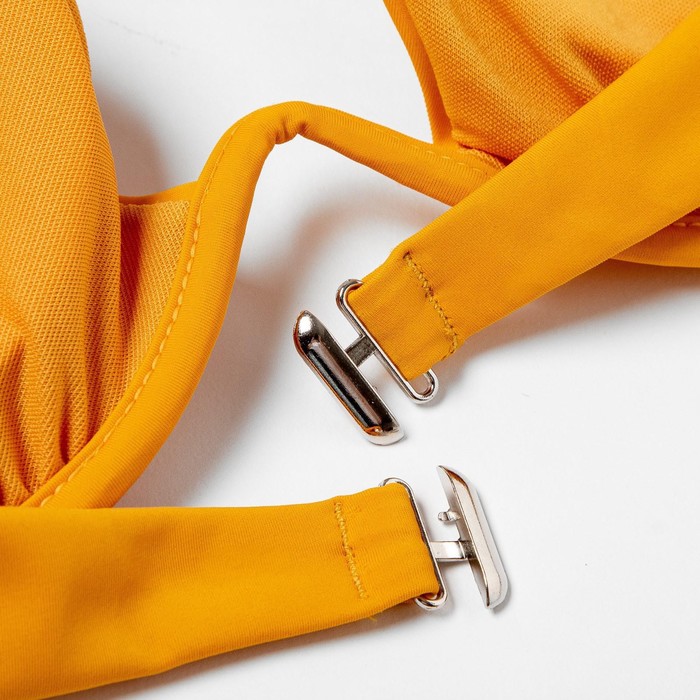 Купальник раздельный MINAKU Summer fashion, размер 42, цвет горчичный - фото 798582437