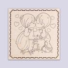 Доска для выжигания "Мальчик с девочкой" Доска для выжигания "Мальчик с девочкой"