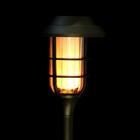Садовый светильник «Старт» на солнечной батарее «Факел», 11 × 42 × 11 см, эффект пламени - фото 5249610