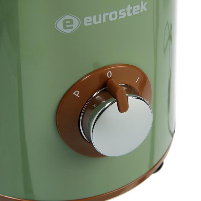 Блендер Eurostek EBS-7001, стационарный, 700 Вт, 1 л, 2 скорости, стекло, зеленый - фото 47327