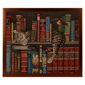 Гобеленовая картина "Библиотекарь" 66х57 см в Донецке