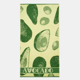 Полотенце махровое «Avocado» цвет зелёный, 70х130 см, 460г/м2
