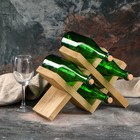 Полка винная "Маргарита", 3 секции 1 сорт Полка винная "Маргарита", 3 секции 1 сорт
