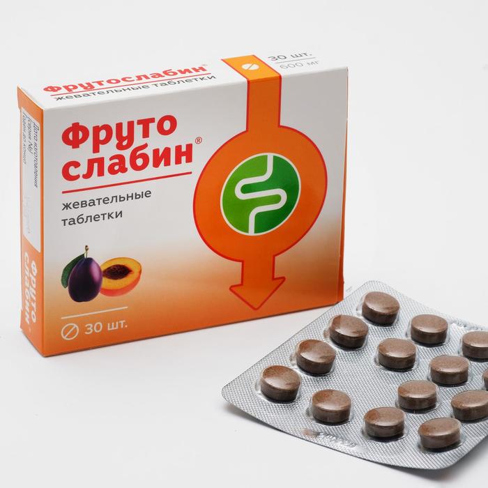 Фрутослабин, 30 жевательных таблеток - фото 798589907