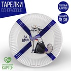 The plate is a paper "the Navy!", 18 cm The plate is a paper "the Navy!", 18 cm
