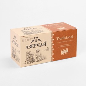 Чай черный АЗЕРЧАЙ Pr.collection 25п*1,6г/Traditional/с конвертами 8128281