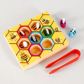 Развивающая игра «Достань и положи пчёлку» 4,5 × 14,5 × 20 см