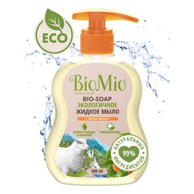 {{photo.Alt || photo.Description || 'Экологичное жидкое мыло с маслом абрикоса BioMio. BIO-SOAP, мягчающее. 300 мл'}}
