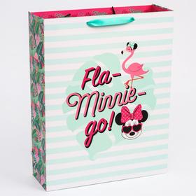 Пакет ламинат вертикальный "Fla-Minnie-go", Минни Маус, 31х40х11 см 4628796