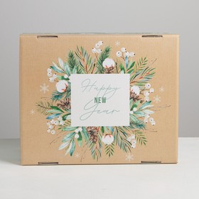 Складная коробка «Тепла и уюта», 31,2 × 25,6 × 16,1 см