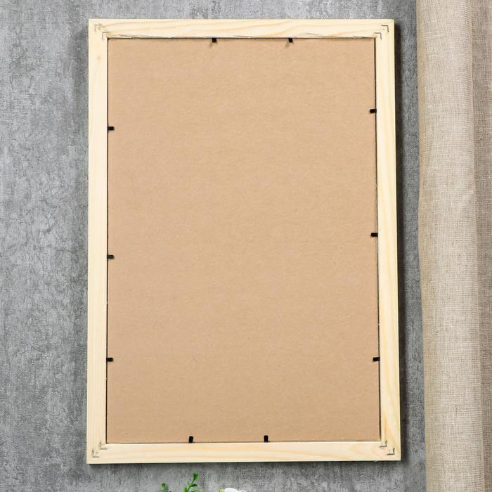 Фоторамка сосна 35 30х45 см бесцветная - фото 798603136