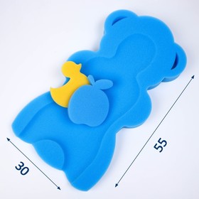 {{photo.Alt || photo.Description || 'Подкладка для купания макси «Мишка», цвет синий, 55х30х6см'}}