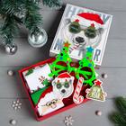 Подарочный набор KAFTAN «Новый год: Merry Bright» носки р, 36-39 (23-25 см), очки - фото 3418511