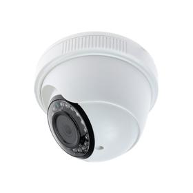 Видеокамера купольная Si-Cam SC-DS204F, IP, 2 Мп,1080Р,Sony IMX323,f=2.8 мм,25 fps,MIC,белая 5120005