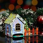 Чайный домик новогодний "Елочка", цветной, 9×19×12 см - фото 7224357