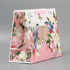 Пакет ламинированный с пластиковым окном «Love», 32,5 × 26,5 × 13,5 см 4647175