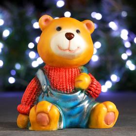 Фигура "Медвежонок в красном свитере"10х11х14см в Донецке