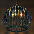 Светильник 6330/1, 1хЕ27 15Вт, синий 31х24+60 см - фото 2727234 Светильник 6330/1, 1хЕ27 15Вт, синий 31х24+60 см - фото 2727234