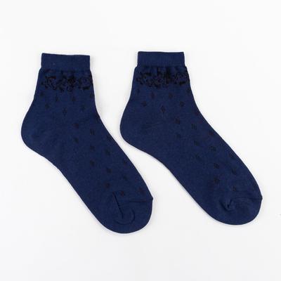 Women's socks Collorista-8 color dark blue, size 23