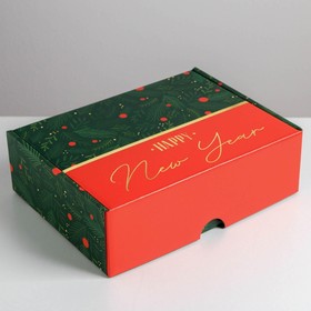 Складная коробка «С новым годом», 30,7 × 22 × 9,5 см