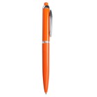 Ручка шариковая автоматическая, 0.5 мм, под логотип, стержень синий, оранжевый корпус - фото 3180710