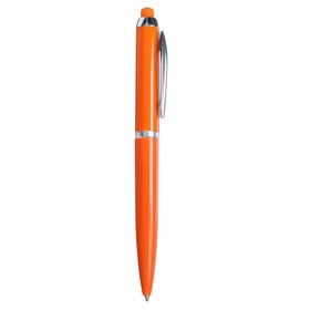 Ручка шариковая автоматическая, 0.5 мм, под логотип, стержень синий, оранжевый корпус